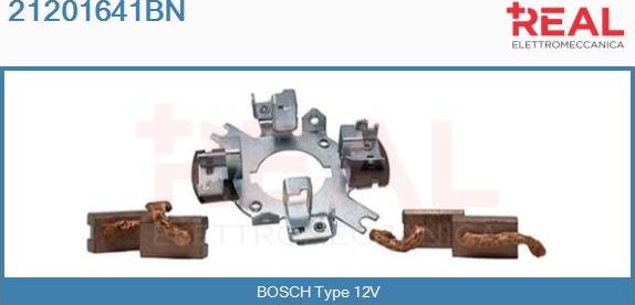 REAL 21201641BN - Кронштейн, угольная щетка unicars.by