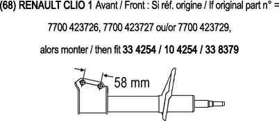 Record France 334254 - Амортизатор unicars.by