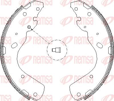 Remsa 4175.00 - Тормозные башмаки, барабанные unicars.by