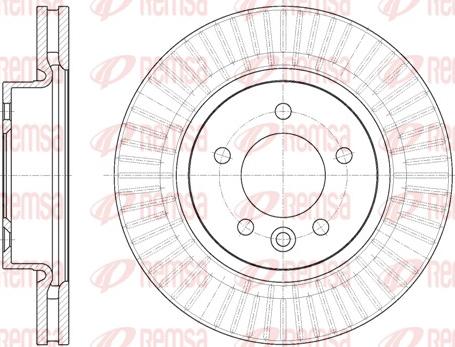 Remsa 6994.10 - Тормозной диск unicars.by