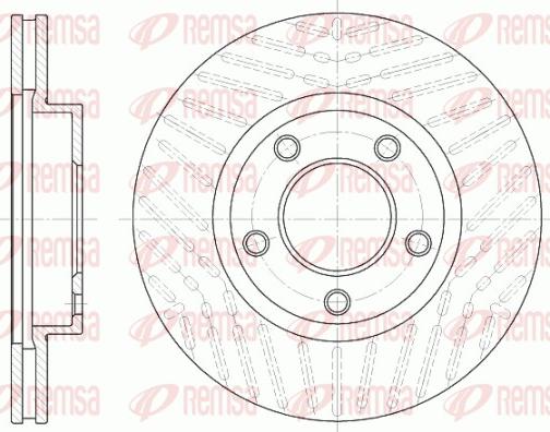 Remsa 6932.10 - Тормозной диск unicars.by