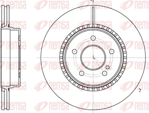 Remsa 6929.10 - Тормозной диск unicars.by