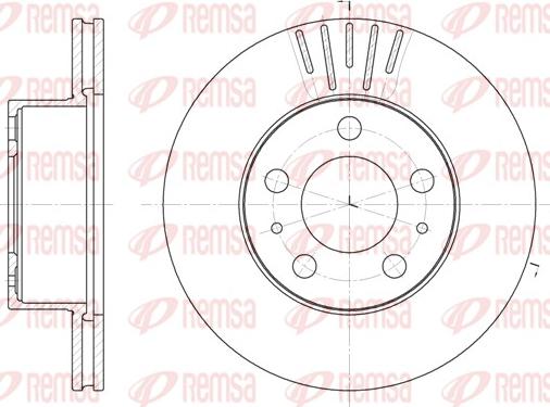 Remsa 6409.10 - Тормозной диск unicars.by