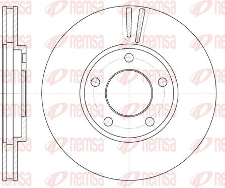 Remsa 6419.10 - Тормозной диск unicars.by