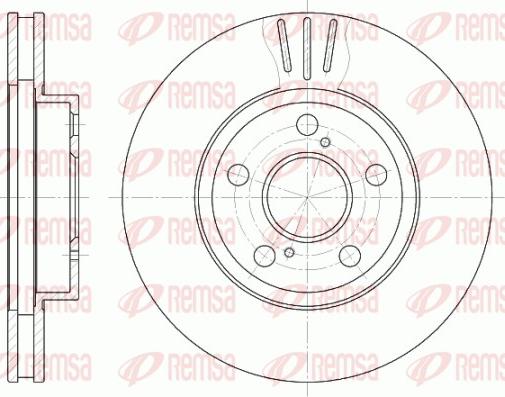 Remsa 6540.10 - Тормозной диск unicars.by