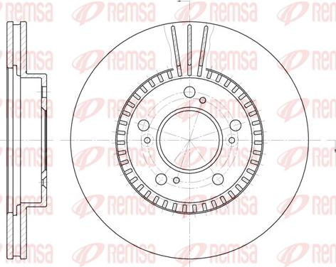 Remsa 6586.10 - Тормозной диск unicars.by