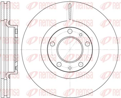 Remsa 6693.10 - Тормозной диск unicars.by