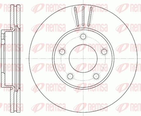 Remsa 6671.10 - Тормозной диск unicars.by