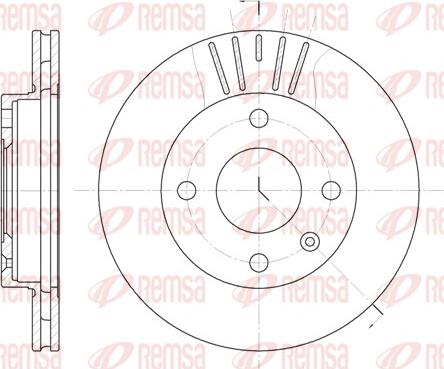 Remsa 6096.10 - Тормозной диск unicars.by