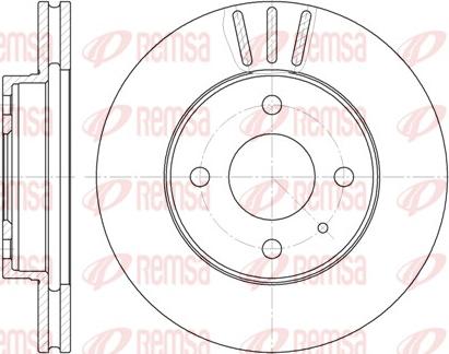 Remsa 6093.10 - Тормозной диск unicars.by