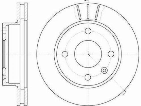 BOSCH 986478148 - Тормозной диск unicars.by