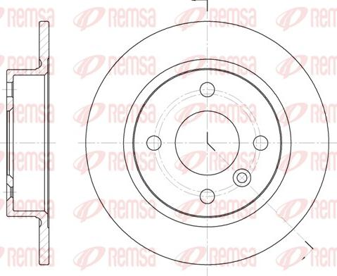 Remsa 6032.00 - Тормозной диск unicars.by