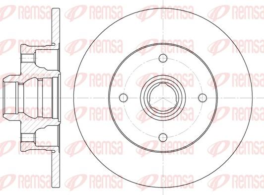 Remsa 6024.00 - Тормозной диск unicars.by