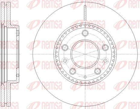 Remsa 61936.10 - Тормозной диск unicars.by