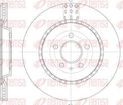 Remsa 61492.10 - Тормозной диск unicars.by