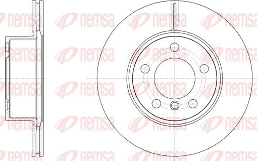 Remsa 61449.10 - Тормозной диск unicars.by