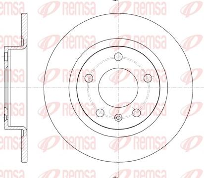 Remsa 61469.00 - Тормозной диск unicars.by