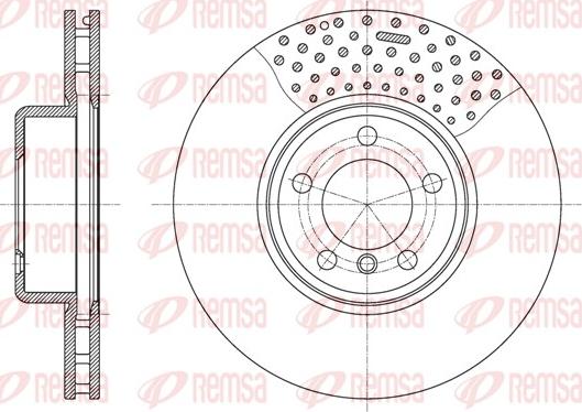 Remsa 61594.10 - Тормозной диск unicars.by