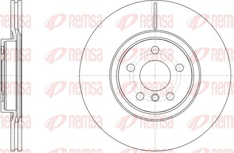 Remsa 61546.10 - Тормозной диск unicars.by