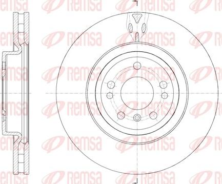 Remsa 61576.10 - Тормозной диск unicars.by