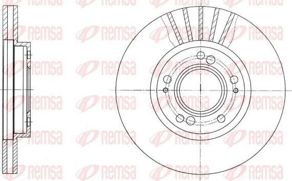 Remsa 61678.10 - Тормозной диск unicars.by