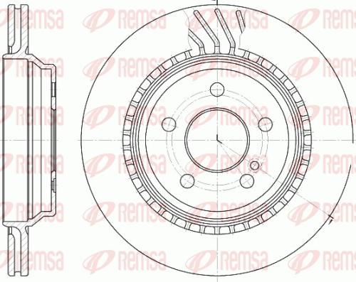 Remsa 61072.10 - Тормозной диск unicars.by