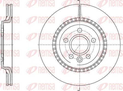 Remsa 61888.10 - Тормозной диск unicars.by