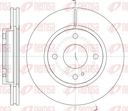 Remsa 61299.10 - Тормозной диск unicars.by