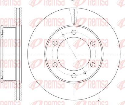 Remsa 61205.10 - Тормозной диск unicars.by