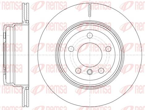 Remsa 61287.10 - Тормозной диск unicars.by