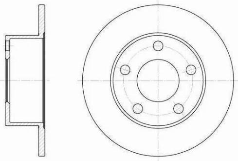 BOSCH 986478132 - Тормозной диск unicars.by