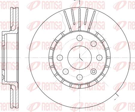 Remsa 6174.10 - Тормозной диск unicars.by