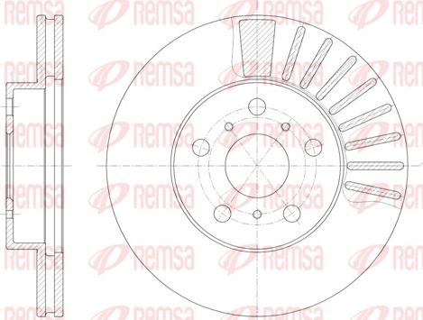 Remsa 6170.10 - Тормозной диск unicars.by