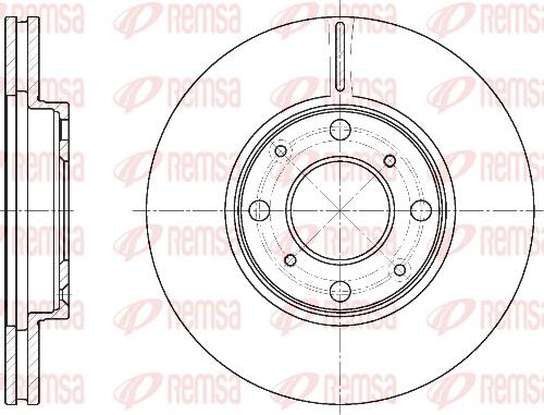 Remsa 6844.10 - Тормозной диск unicars.by