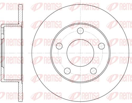 Remsa 6803.00 - Тормозной диск unicars.by