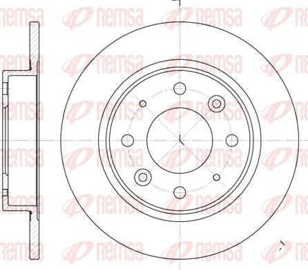 Remsa 6813.00 - Тормозной диск unicars.by