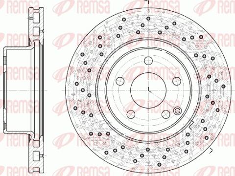 Remsa 6817.10 - Тормозной диск unicars.by