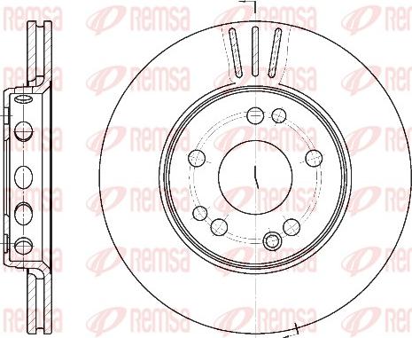 Remsa 6318.10 - Тормозной диск unicars.by