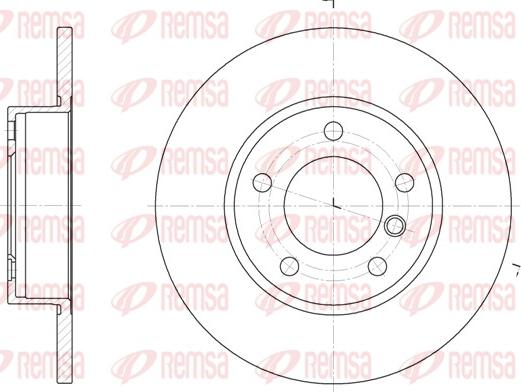 Remsa 6323.00 - Тормозной диск unicars.by