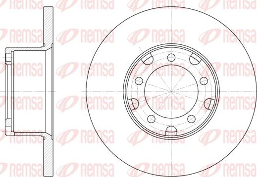 Remsa 6291.00 - Тормозной диск unicars.by