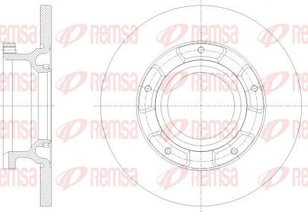 Remsa 62534.00 - Тормозной диск unicars.by