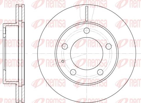 Remsa 6203.10 - Тормозной диск unicars.by