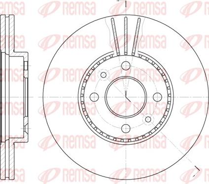 Remsa 6227.10 - Тормозной диск unicars.by