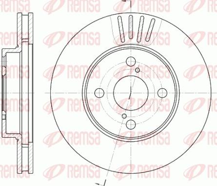 Remsa 6742.10 - Тормозной диск unicars.by