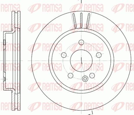 Remsa 6782.10 - Тормозной диск unicars.by