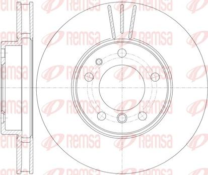 Remsa 6778.10 - Тормозной диск unicars.by