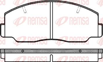 HELLA PAGID T0332 - Тормозные колодки, дисковые, комплект unicars.by