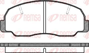 HELLA 8DB 355 016-841 - Тормозные колодки, дисковые, комплект unicars.by