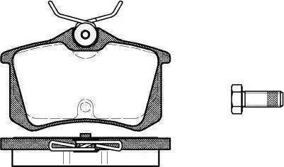 BOSCH 986566683 - Тормозные колодки, дисковые, комплект unicars.by