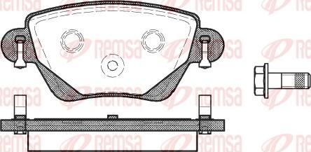 R Brake RB1381-396 - Тормозные колодки, дисковые, комплект unicars.by